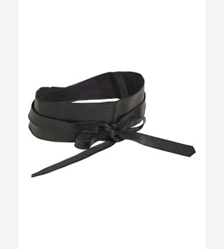Lucka wide leather belt