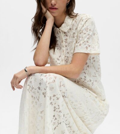 Bianca lace polo top Bianca lace polo top