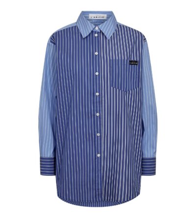 Blue mix stripe shirt Blue mix stripe shirt