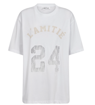 Lace number tee