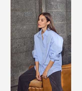 Pocket stripe shirt