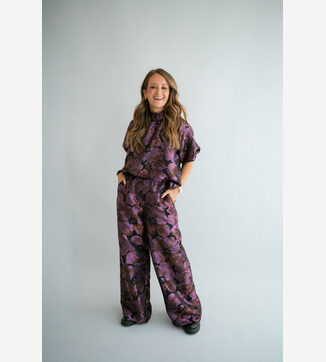 Sam pants fuchsia party