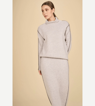 Claire knit pull grey