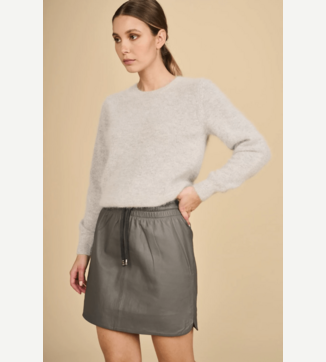 Grace leather skirt