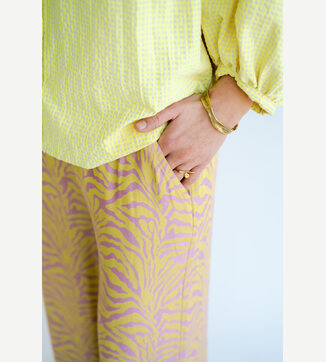 Sam pants palm print