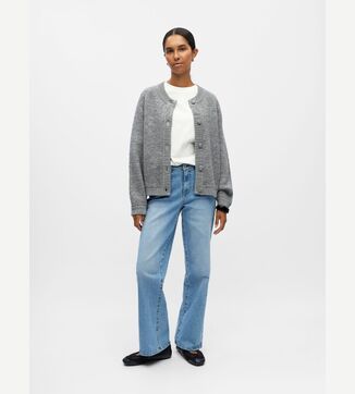 Merle knitted bomber