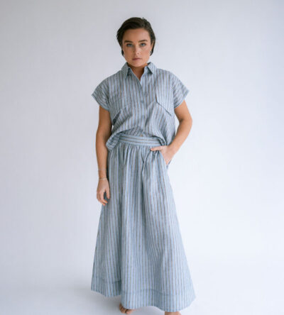 Jax skirt blue brown Jax skirt blue brown