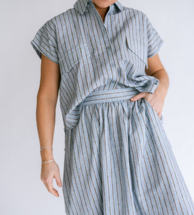 Jax skirt blue brown Jax skirt blue brown