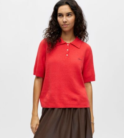 Debbie knitted polo Debbie knitted polo