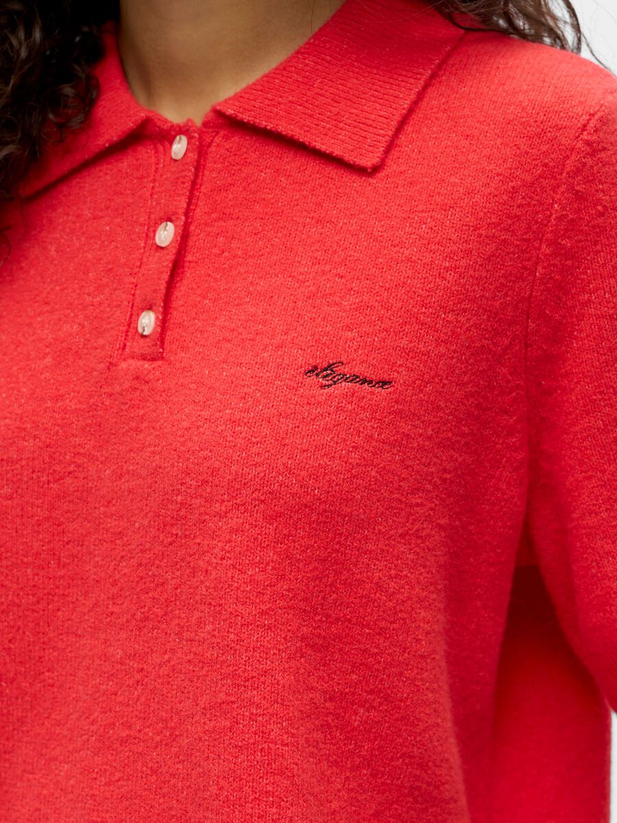Debbie knitted polo Debbie knitted polo
