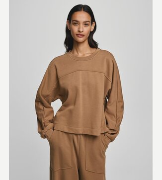 Briena slit sweatshirt