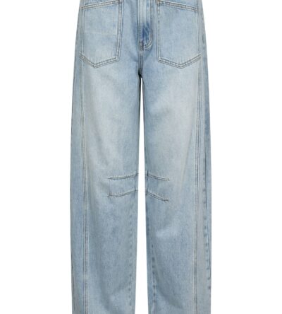 Barrel front pocket jeans Blau