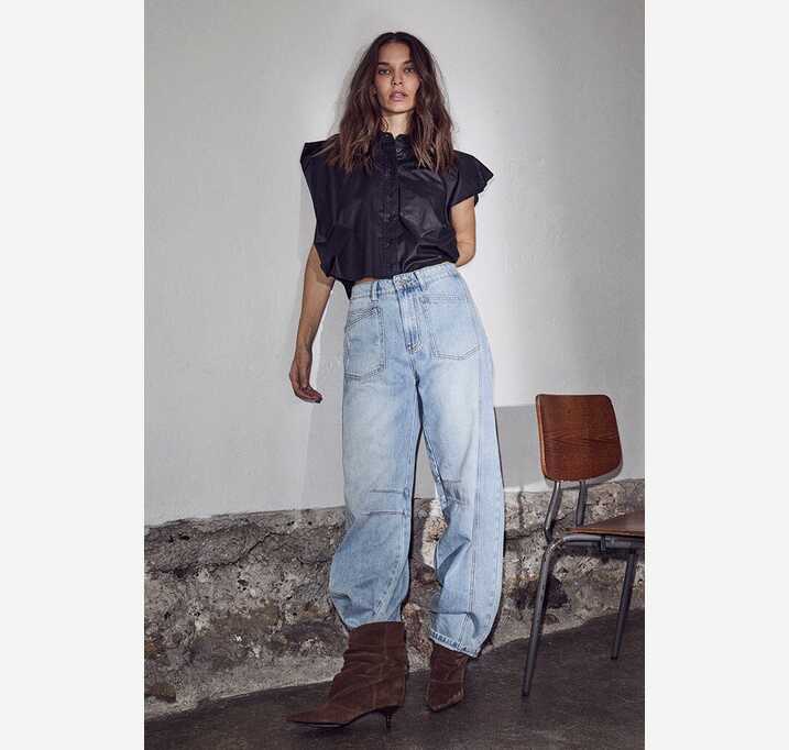 Barrel front pocket jeans Blau Barrel front pocket jeans Blau